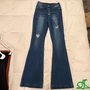 Wide leg jeans